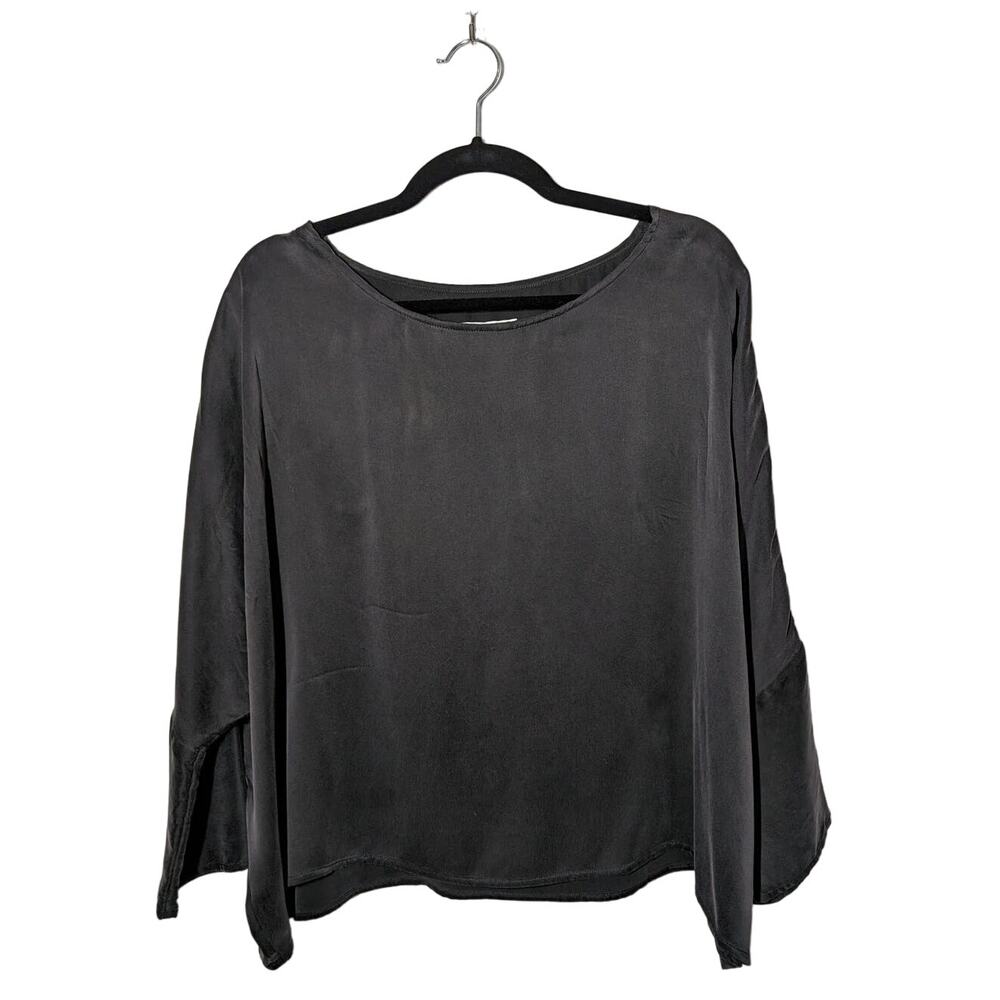 Jamie + The Jones Navy 100% Silk T-Top